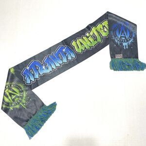 USA Soccer RUFFNECK Scarf Fringe 56”  ATLANTA UNITED Acrylic Excellent